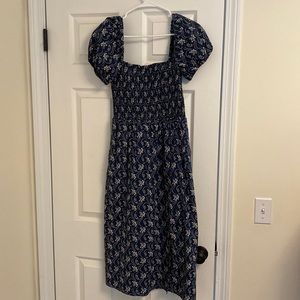 JCrew smocked dress